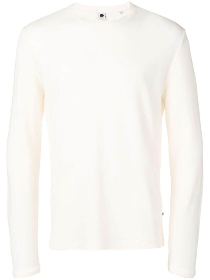 Nn07 Classic Plain Sweater - White