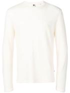 Nn07 Classic Plain Sweater - White