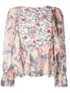 See By Chloé - Multi Floral Blouse - Women - Viscose - 40, Pink, Viscose
