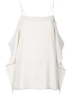 Theory Flappy Sides Blouse - Nude & Neutrals