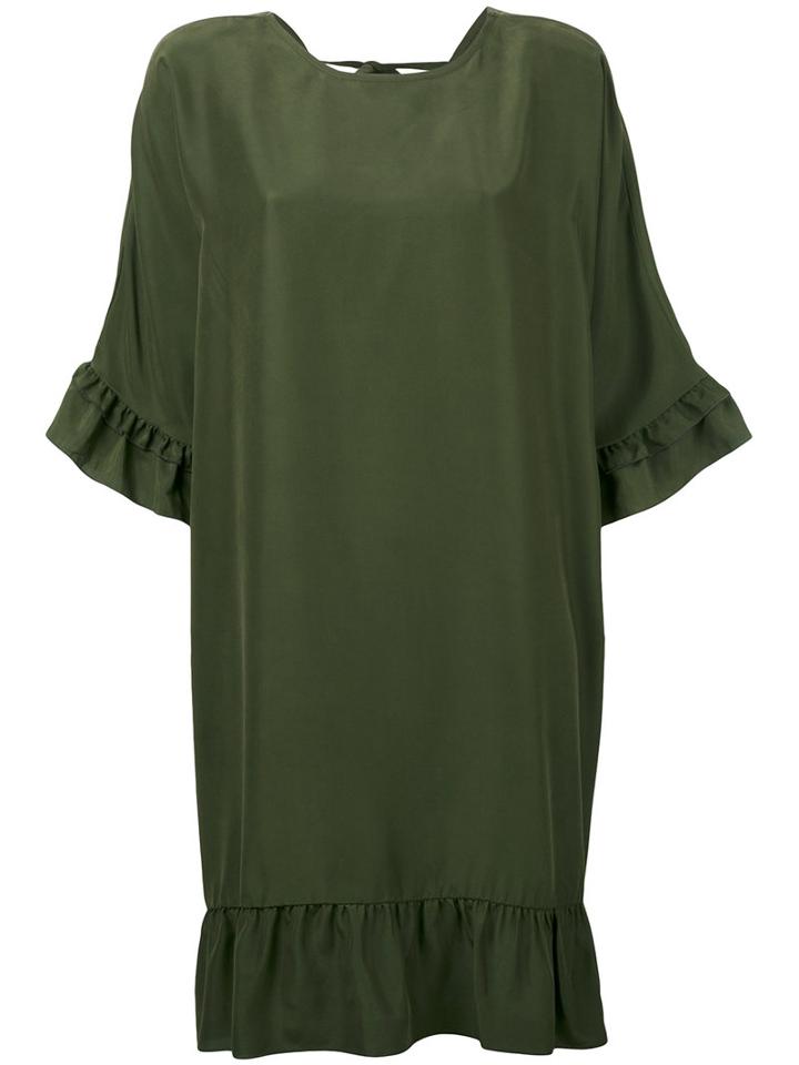 P.a.r.o.s.h. - Sia Dress - Women - Silk - M, Women's, Green, Silk