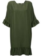 P.a.r.o.s.h. - Sia Dress - Women - Silk - M, Women's, Green, Silk