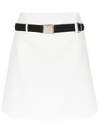Nk Belted Skirt - White