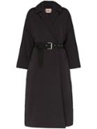 Plan C Padded Belted Coat - Black