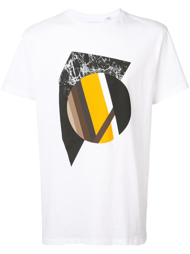 Neil Barrett - Abstract Print T-shirt - Men - Cotton - M, White, Cotton