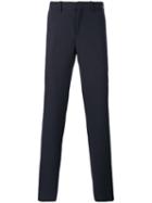 Neil Barrett - Skinny Fit Trousers - Men - Polyester/spandex/elastane/viscose/virgin Wool - 50, Blue, Polyester/spandex/elastane/viscose/virgin Wool