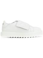 Versus Strap Fastening Ridged Sole Sneakers - White