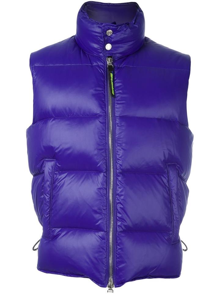 Dsquared2 Classic Padded Gilet, Men's, Size: 48, Blue, Polyamide/feather Down