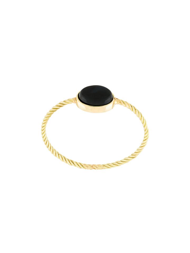 Wouters & Hendrix Gold Black Tiger Eye Ring - Metallic