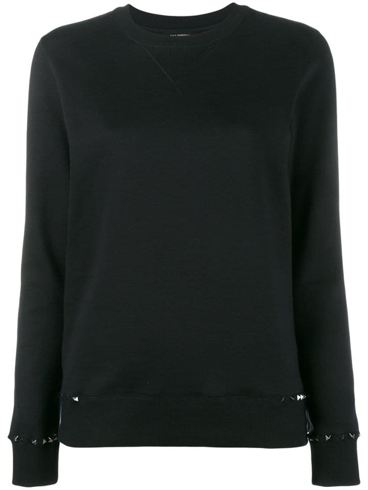 Valentino Black Rockstud Sweatshirt