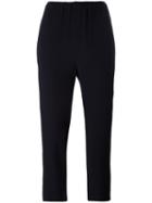 Marni Ruched Trousers, Women's, Size: 40, Black, Viscose/acetate