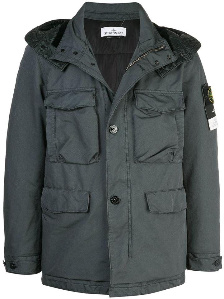 Stone Island Cargo Short Coat - Grey