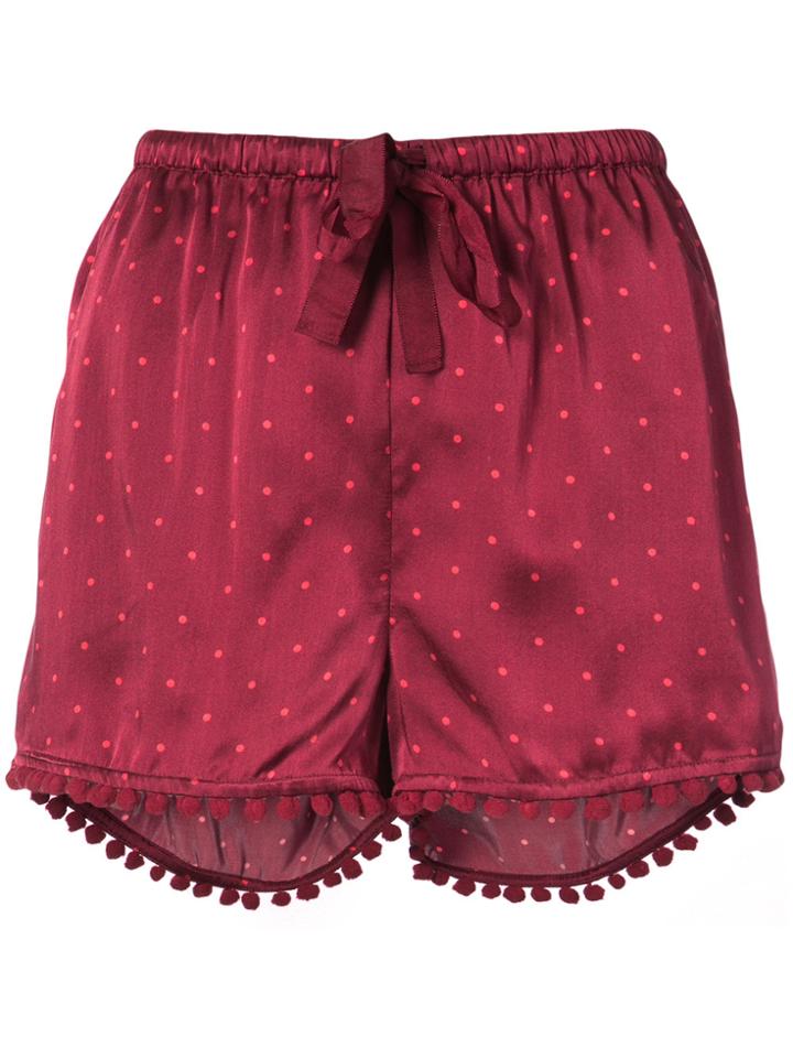 Figue Maja Polka-dot Shorts - Red