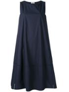 Wunderkind - Flared Dress - Women - Cotton - 34, Blue, Cotton