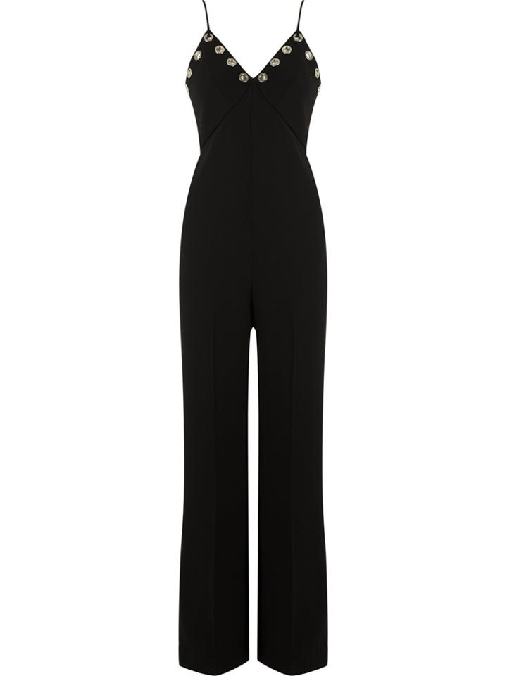 Reinaldo Lourenço V-neck Jumpsuit - Black