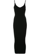 Baja East - Fitted Knit Dress - Women - Spandex/elastane/viscose/cashmere - 0, Black, Spandex/elastane/viscose/cashmere