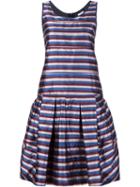 Odeeh Striped Pleated Dress
