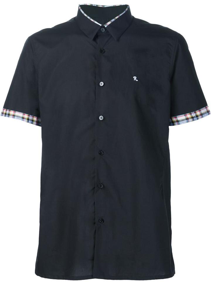 Raf Simons Checked Detail Shortsleeved Shirt
