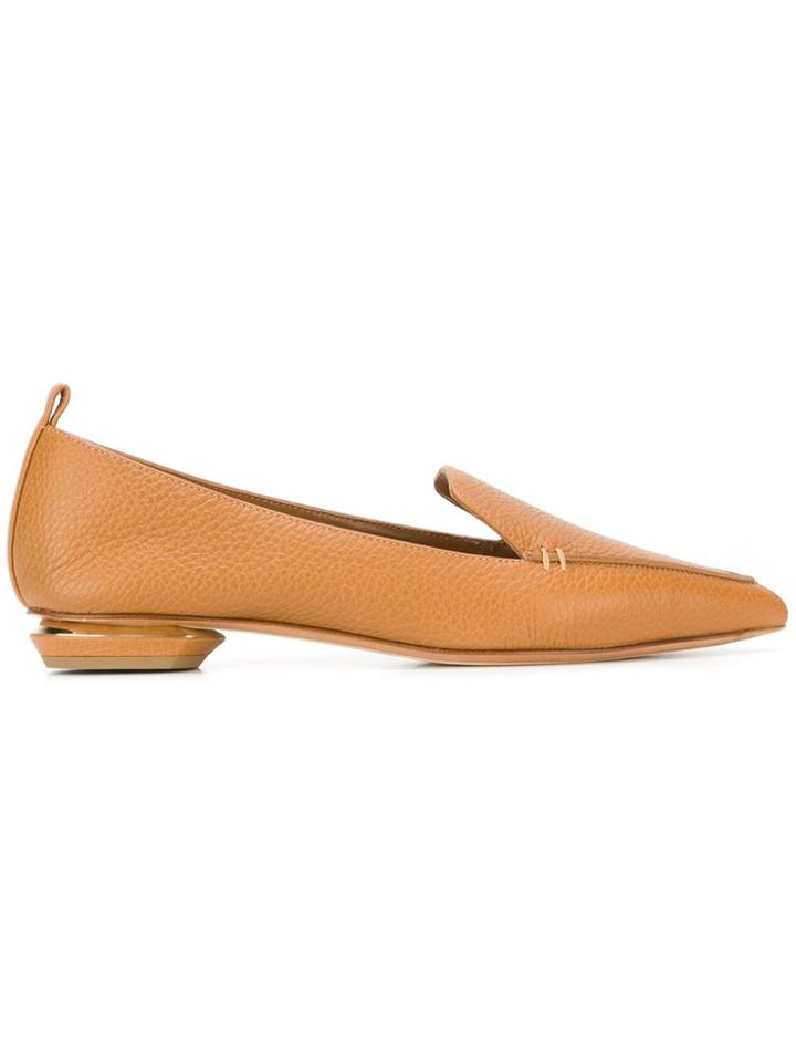 Nicholas Kirkwood 18mm Beya Loafers - Brown