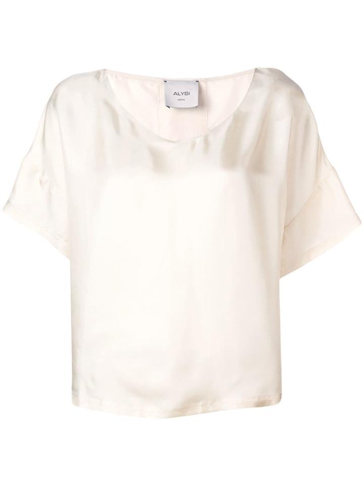 Alysi Short-sleeved Blouse - Neutrals