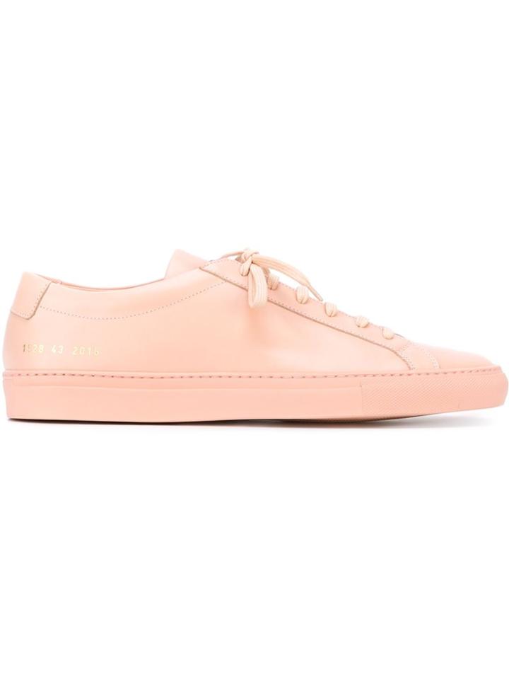 Common Projects 'original Achilles Low' Sneakers - Pink & Purple