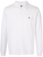 Kent & Curwen Long Sleeved Polo Shirt - White