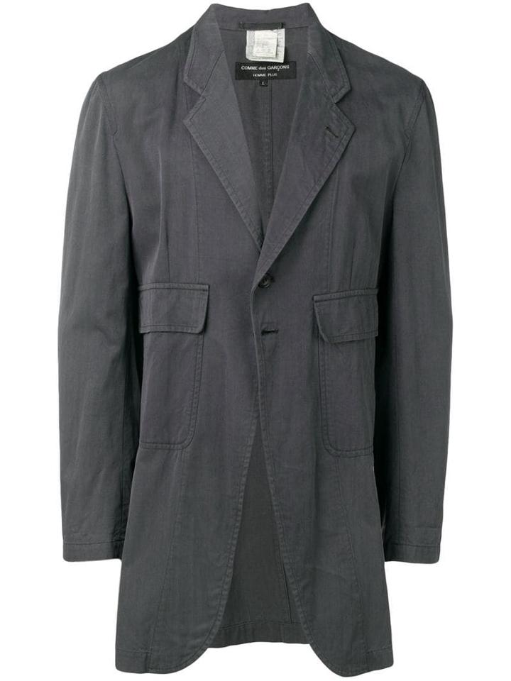 Comme Des Garçons Pre-owned Single Breasted Blazer - Grey