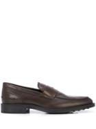 Tod's Front Panel Loafers - Brown