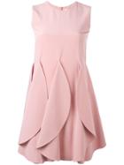 Gianluca Capannolo Petal Effect Dress - Pink & Purple