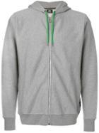Ps By Paul Smith Zipped Hoodie - Grey