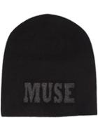 Warm-me Muse Embellished Beanie, Women's, Black, Cashmere