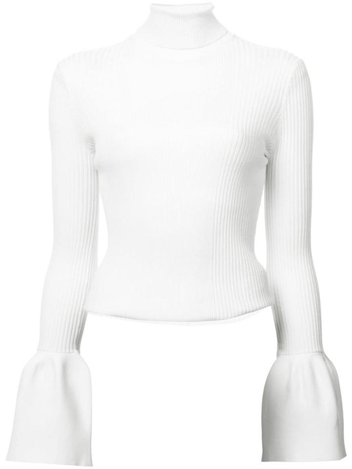 Alexander Wang Flared Cuff Jumper - White