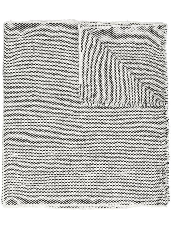 Voz 'lineas' Shawl, Women's, White, Alpaca