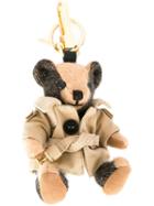 Burberry 'trench Coat Bear' Keyring, Women's, Brown, Cashmere/cotton
