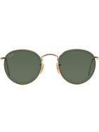 Ray-ban Round-frame Sunglasses - Gold