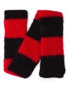 Miu Miu Sequin Detail Knitted Scarf - Red