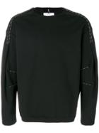 Oamc Contrast Seams Sweatshirt - Black