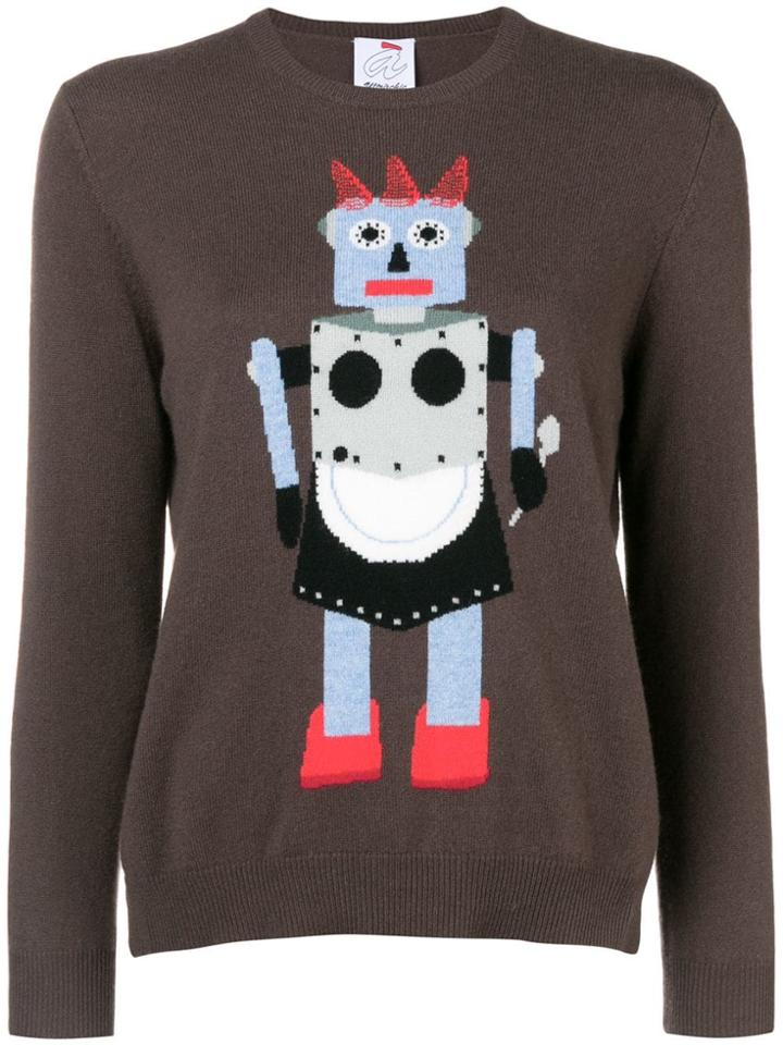 Ultràchic Robot Knit Jumper - Brown