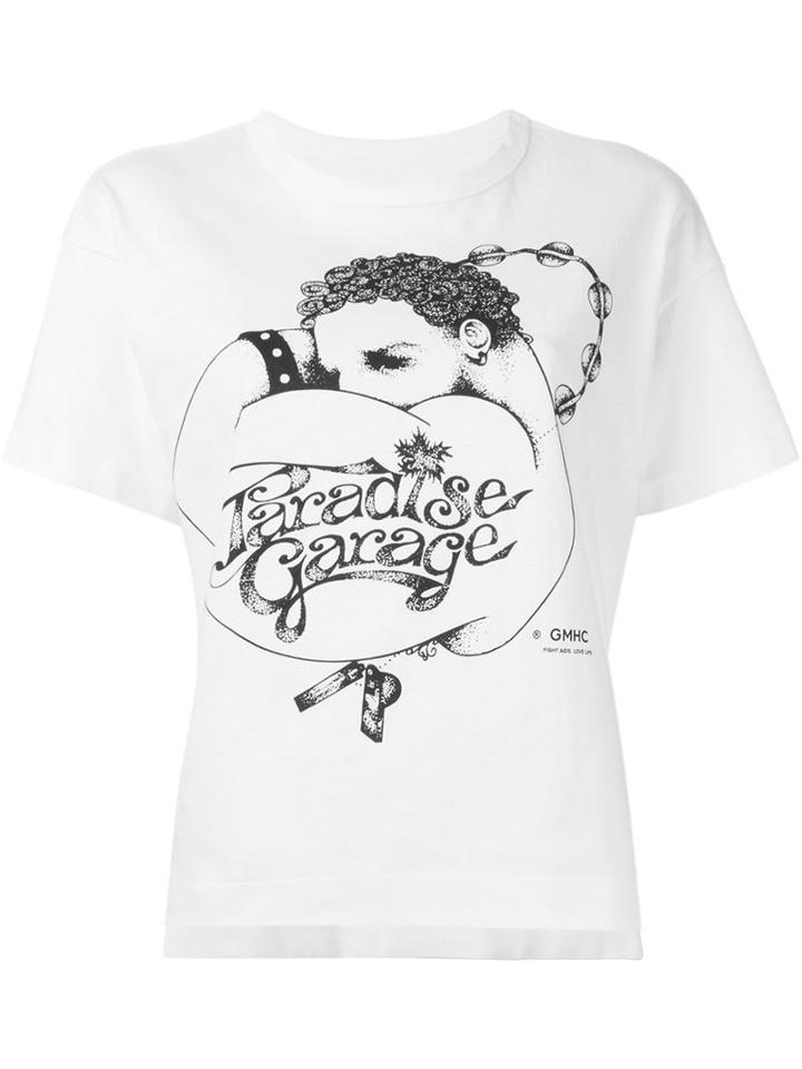 Sacai Paradise Garage Print T-shirt, Women's, Size: 4, White, Cotton