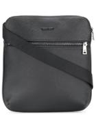 Armani Jeans Saffiano Effect Messenger Bag - Black