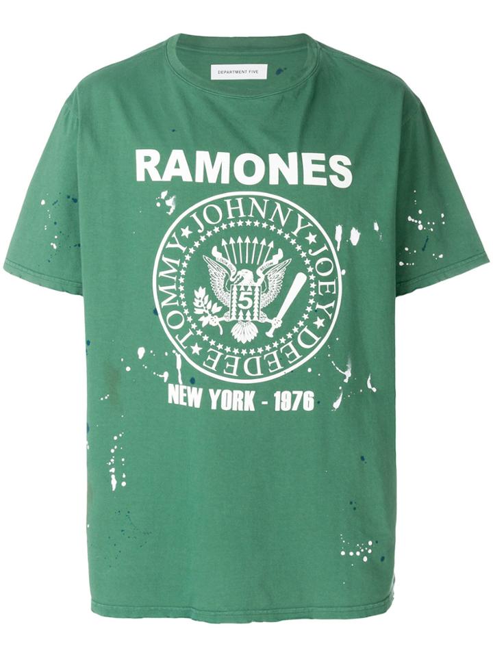 Department 5 Ramones T-shirt - Green