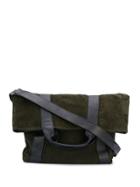 Ann Demeulemeester Contrast Shoulder Bag - Green