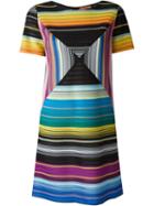 Missoni Patterned Knit Shift Dress, Women's, Size: 44, Rayon/nylon