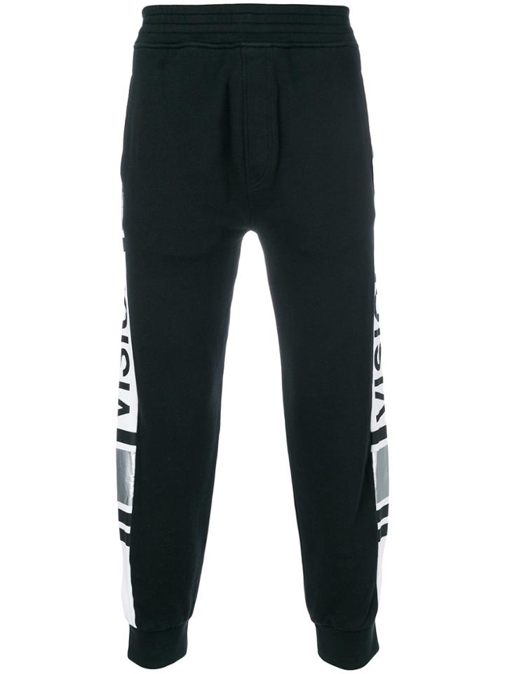 Neil Barrett Vision Piped Track Pants - Black