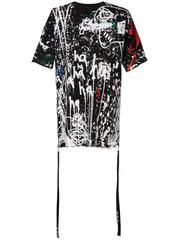 Haculla Paint Canvas T-shirt - Black