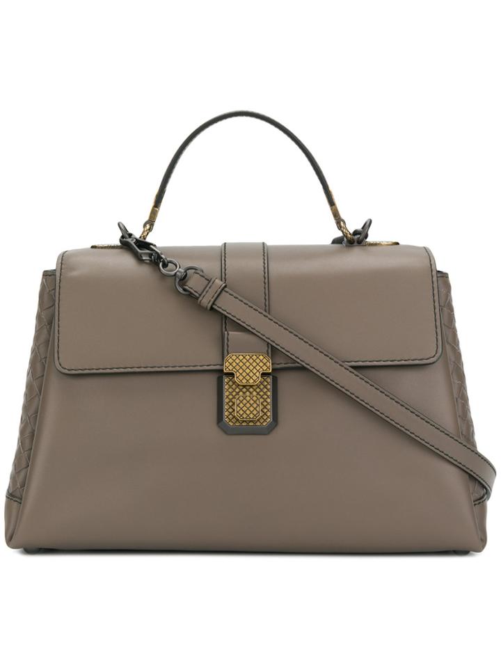 Bottega Veneta Piazza Shoulder Bag - Brown
