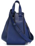 Loewe Small Hammock Bag, Women's, Blue, Leather