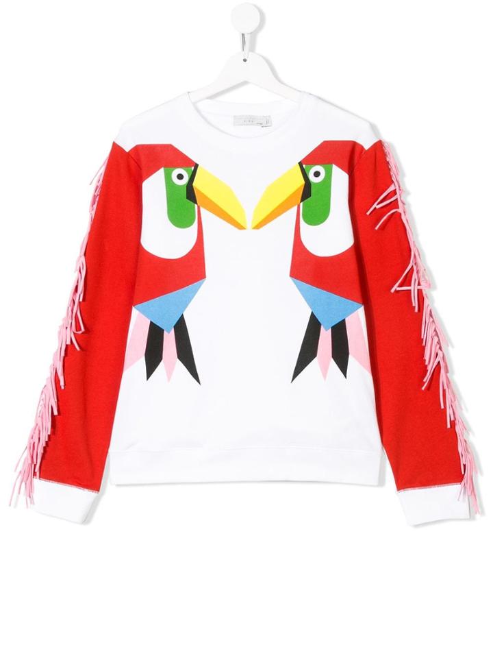Stella Mccartney Kids Toucan Print Sweatshirt - White