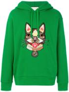 Gucci Dog Embroidered Sweatshirt - Green