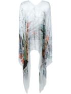 Faliero Sarti Sheer Printed Kaftan